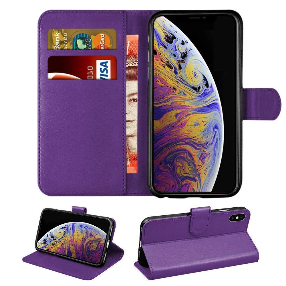 IPHONE 7/8 BOOK CASE PURPLE